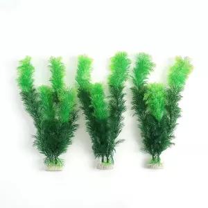 수족관데코 관리편한 인공수초30cm 3P 수경화병 비바리움 깔끔
