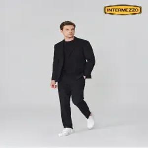 [인터메조]컴포트 워셔블 데일리 수트 셋업 IMGBSU003F 블랙