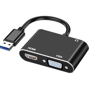 SARTYEE VGA 및 3.5MM 오디오가 있는 윈도우 1080P 모니터 USB /8.1 컨버터 지원 - /8 모니터용 HDMI 케이블, PC, 7 비디오 TO 노트북 XP 어댑터, 멀티 오디오 /10