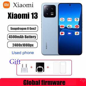 글로벌 펌웨어 기존 Xiaomi 13 5G 스마트폰 6.36 인치 HyperOS 2.0 67W 4500mAh IP68 2400x1080px 중고 전