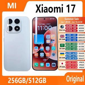 샤오미 17 중국 버전 스마트폰 6.3인치 디스플레이 스냅드래곤 8 엘리트 Gen5 7000mAh 배터리 100W 하이퍼