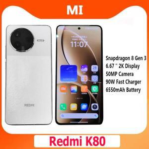Xiaomi Redmi K80 5G CN 버전 Snapdragon 8 Gen 3 6.67 