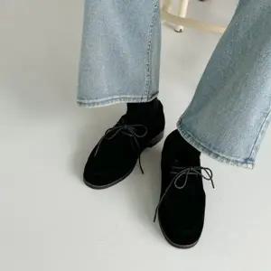 소가죽 스티치 클래식 레이스업 더비슈즈 가죽신발
