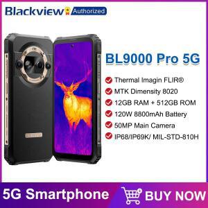 Blackview BL9000 PRO 5G 견고한 스마트폰 6.78인치 2.4K 12GB 512GB 열화상 카메라 FLIR 8800mAh 120