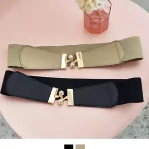 왕진주 스판 여성벨트 소가죽벨트 남녀공용벨트