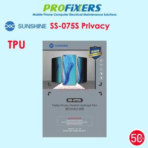 SUNSHINE 50PCS SS-075S TPU 매트 개인 정보 보호 안티 엿보기 유연한 하이드로 겔 필름 SS-890C 컷 기계