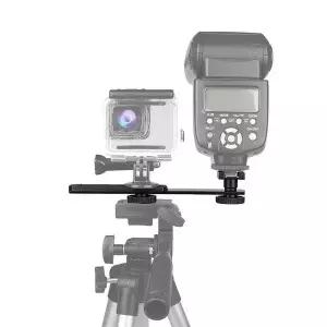 LED 브라켓 핫슈 크로스바 마운트 연장 조명 DSLR 카메라 라이트 (W4AF39E)