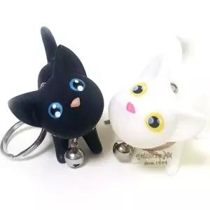 [ME1JN5O866]고양이 베이직 캐릭터 키링 커플선물 2p