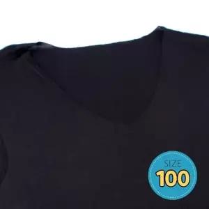 [라일리의류] Rly 남자 V넥 심리스 이너나시 블랙 100 쿨나시