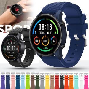 Xiaomi MI Watch / S1 액티브 스트랩 실리콘 팔찌 22mm 시계 밴드 Mi 컬러 스포츠 에디션 correa For Huawe