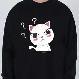 키밍 고양이 티셔츠 여자 남자 애완 반려묘 맨투맨 귀여운후드티 (W50FF24)