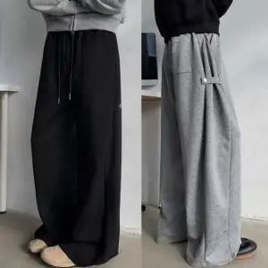 [하프클럽/]절개 남성 와이드 트렌디 데일리룩 츄리닝