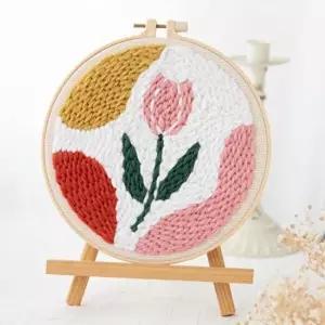 고품질 TBZ 잔솔 프랑스자수 패키지 펀치니들 키트 DIY 펀칭 도안 펀치니들키트 프랑스자수도안 WFM3AN8