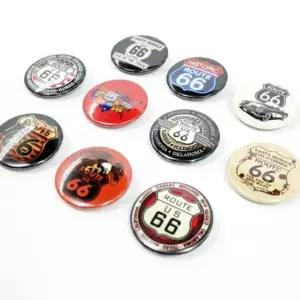 Route66 레트로 감성 빈티지 뱃지 에코백 파우치 꾸미기 소품