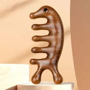 여성 모발 두피마사지기 괄사 두피케어 빗 목 어깨 마사지기 관리기
