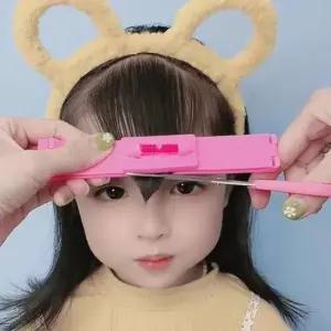 초보자가위 앞머리 수평 고정 헤어커트 미용가위세트