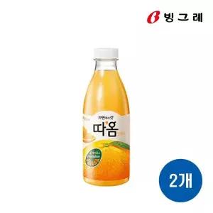 주 빙그레 빙그레 따옴 오렌지 730ml X 2입 아이스