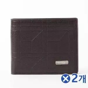 TBZ 다용도포켓 모던 가죽 반지갑 다크브라운x2개 반지갑 예쁜지갑