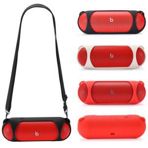 Beats Pill 무선 블루투스 스피커용 ZOPRORE 실리콘 케이스 커버  어깨끈이 있는 여행용 보호 운반
