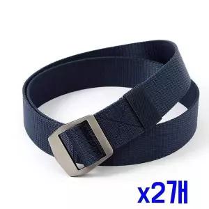 TBZ 가벼운 패브릭 캐주얼 벨트(120cm) (네이비) x2개