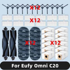 EUFY OMNI C20 진공 사이드 HEPA 로봇 부품과 필터 메인 예비 브러시 호환