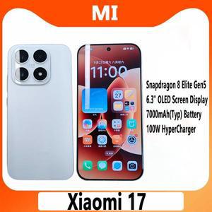 샤오미 17 스마트폰  버전 스냅드래곤 8 엘리트 라이카 호환 6.3인치 OLED 디스플레이 50MP 카메라 7000mAh