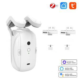 Tuya Zigbee T U I 트랙 로마 막대 커튼 커튼 전동 스마트 라이프 자동 로봇 APP 음성 제어 Alexa Google H