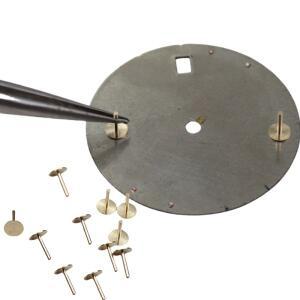 다이얼 발 시계 범용 핀 직경 0.6mm 구리 소재 고정 위치 수리 부품