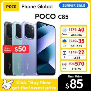 글로벌 버전 포코 C85 스마트폰 6.9인치 도트 드롭 디스플레이 50MP 카메라 6000mAh 배터리 33W 헬리오 G81