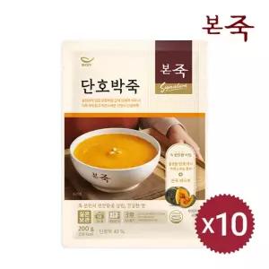 본죽 파우치 단호박죽 200g 10팩