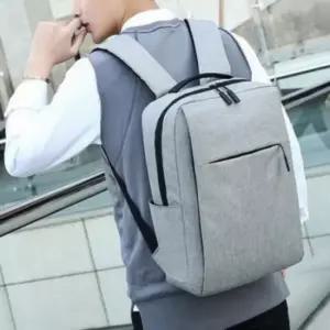 네이비 수납 백팩 대학생 직장인 데일리 가방 USB 포트 여행용 책가방 36cm 여행백팩