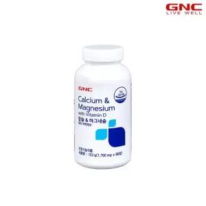 [GNC] 칼슘 앤 마그네슘 위드 비타민D (90정) 45일분_48166