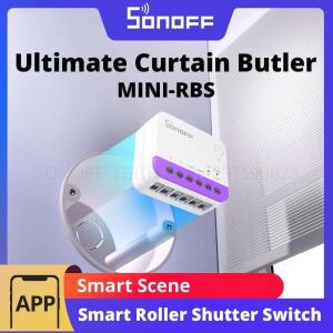 SONOFF MINI-RBS 스마트 커튼 롤러 셔터 스위치 편차 보정 스케줄링  Matter ALexa를 통한 정확한