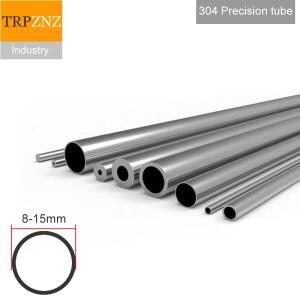 OD8-15mm 304 스테인레스 스틸 튜브 정밀 파이프 외경 벽 두께 1mm 2mm 3mm 내부 및 외부 광택