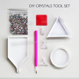 DIY 도구 피킹 펜 박스 배열 트레이 플레이트 액세서리 네일 장식 크리스탈  핫 픽스 및 비 스트 라스 라인
