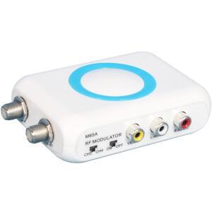 RF 변조기 RCA 동축 어댑터 CVBS VHF 컨버터 VCR DVD 불레이 플레이어용 채널 스위치 PS2 PS3 Xbox WiI NS 게임 콘솔 TV 튜너 위성 셋톱 케이블 박스 AV 비디오 - 아날로그 NTSC