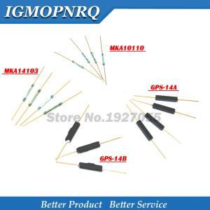 리드 스위치 GPS-14B MKA14103 진동 방지 손상 마그네틱 2x14mm  5 개