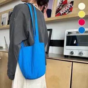 패브릭가방 편한 숄더백 비비드컬러 데일리 가볍고 캔버스백 숄더백 학원가방 데일리백