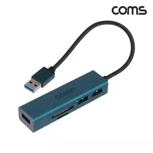 TBZ Coms 5 IN 1 USB 허브 SD TF 카드리더 C타입 5Gbps USB 3.0 FW865