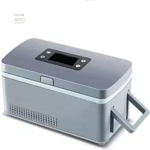 WRTYHGVGT 휴대용 인슐린 냉장고 및 냉장 박스 LED 디스플레이 스크린 의약품 2-8°C 스테이션 왜건 미니