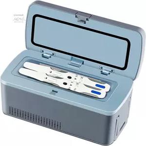 미니 메디신 냉장고 인슐린 쿨러가 장착된 여행용 상자 휴대용 자동차용 10200mAh 리튬 배터리 가정용 VIA