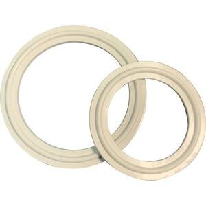화이트 EPDM 트라이 클램프 도장 개스킷, 내산성 및 내알칼리성, 38, 51, 63, 76, 89, 102-219mm, 1.5 인치