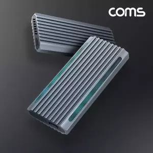 [골드스마일]M.2 NVMe NGFF SSD 외장하드 케이스 원터치분리 RGB LED USB 3.1 10Gbps