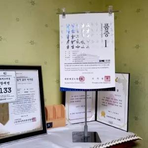 [룽스_66]T자 POP스탠드 집게형 미니배너 거치대