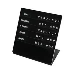 [룽스_66]가격표 매장 자석 스탠드 가격표시 VMD VMD