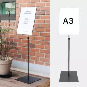 [룽스_66]거치대 메뉴판 입간판 A3포스터스탠드 A3