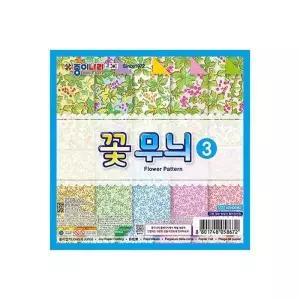 [룽스_66]무늬 색종이 학접기 넝쿨 3번 20매 (20개입)