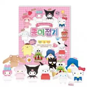[룽스_66]산리오 단면색종이 캐릭터즈 종이접기세트