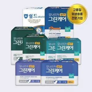 성인용 안심 언더웨어 팬티형 기저귀 요실금 팬티 액티브 그린케어 P.V