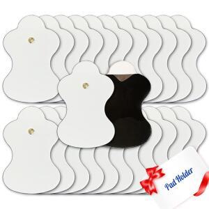 (24PCS) Omron TENS 유닛 교체 패드 재사용 가능 패드(Omron 브랜드 제외)와 호환되는 12쌍